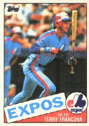 1985 Topps Baseball Cards      578     Terry Francona